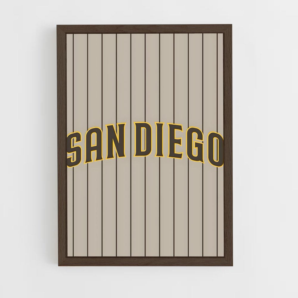 Poster San Diego Spirit – affiche Baseball (vue 5)